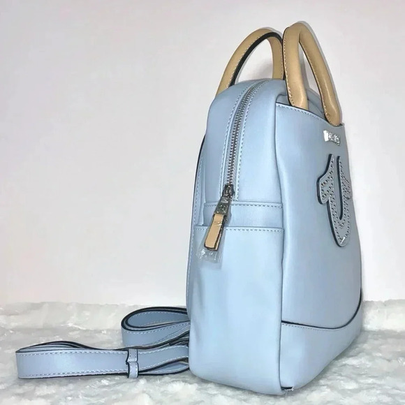 True Religion Baby Blue Mini Backpack Bag NWT - Picture 11 of 12